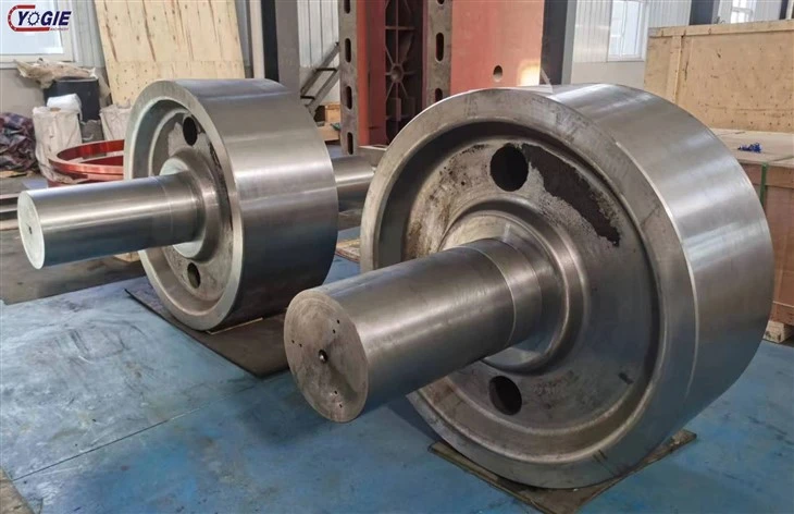 casting steel rotary kiln support roller